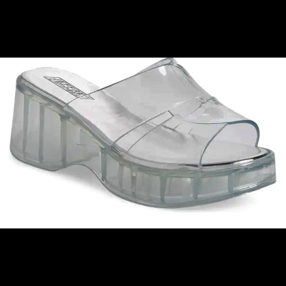 Jeffrey Campbell Jelli Platform Slide Sandal 9 US